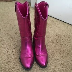 Steve Madden Western Pink Boots